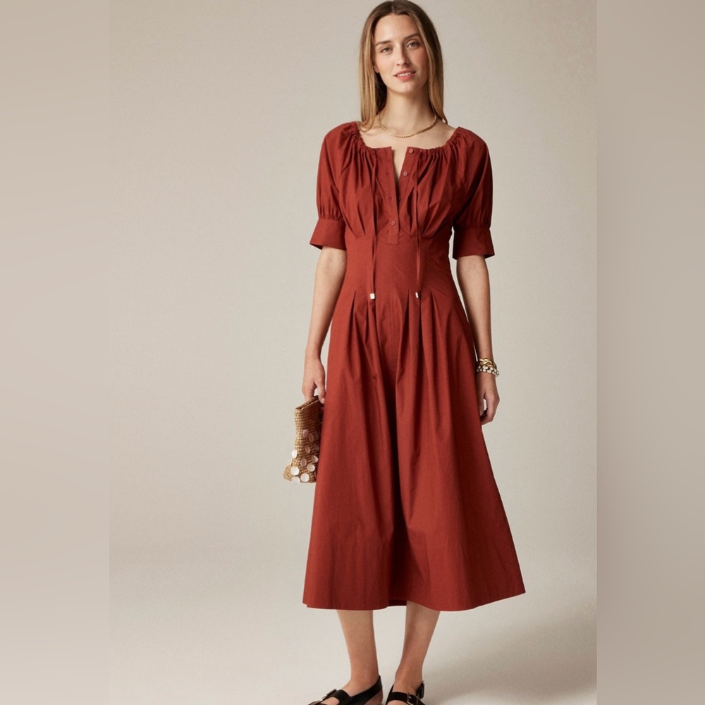 J. Crew Terracotta dress